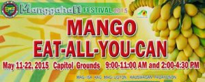 eat all you can mangoes guimaras manggahan festival 2015